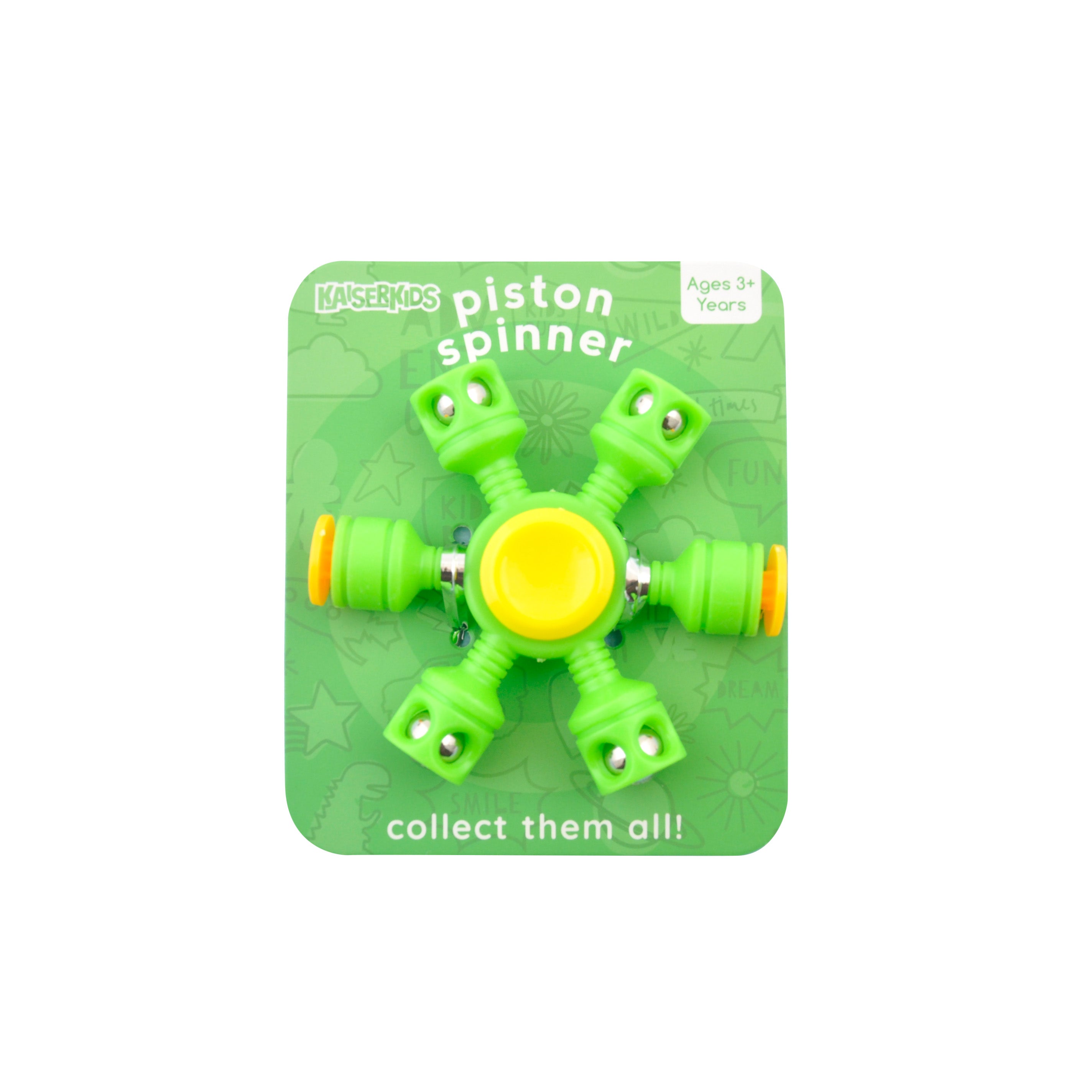 Piston Spinner - GREEN